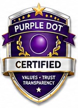 Purple Dot Certified badge